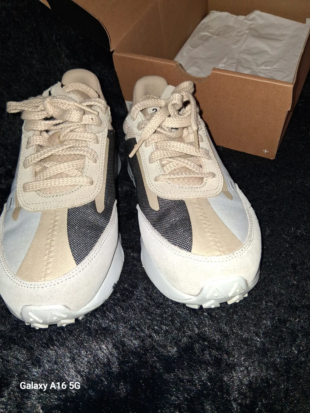 Jordan Men’s Athletic Shoes in Beige and Black